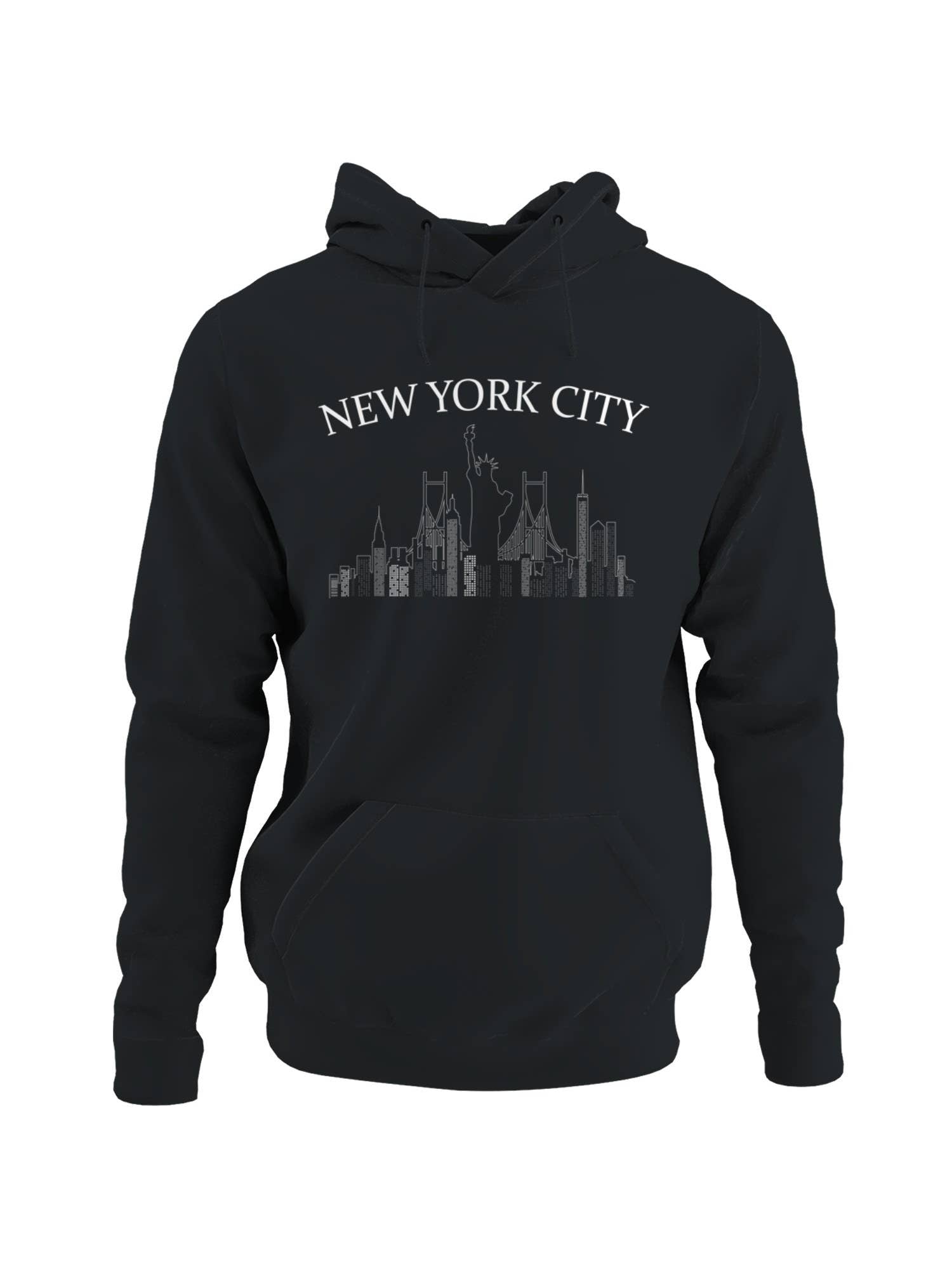 Nyc Skyline Art Print Women's Hoodie