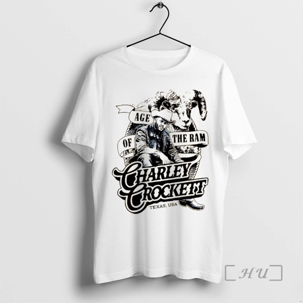 Officials Age Of The Ram Charley Crockett Texas Usa Unisex T-shirt, Sweatshirt, Hoodie, Long Sleeve Tee