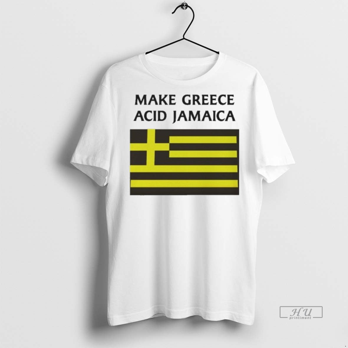 Officials Make Greece Acid Jamaica Flag Premium Tee Shirt Sweater