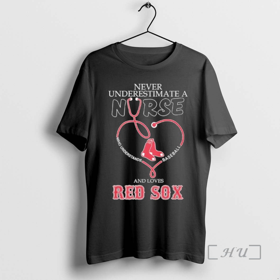 Officials Never Underestimate A Nurse Understands Baseball And Loves Boston Red Sox Premium T Shirts