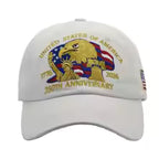 USA 250th Anniversary Eagle Print Hat Unisex Adjustable Washed Cotton Peak Hat Trucker Hats Outdoor Visor Baseball Cap