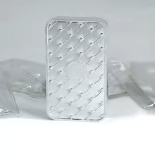 1 Pcs Non Magnetic Sunshine Minting American Bar 5 OZ Silver Plated Badge Collectible Decoration Bar