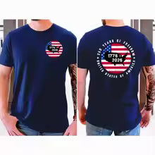 America 250th Anniversary Shirt Patriotism Independence Day TShirt 1776 2026 USA Map Flag Tee Men Women Casual Cotton Tops