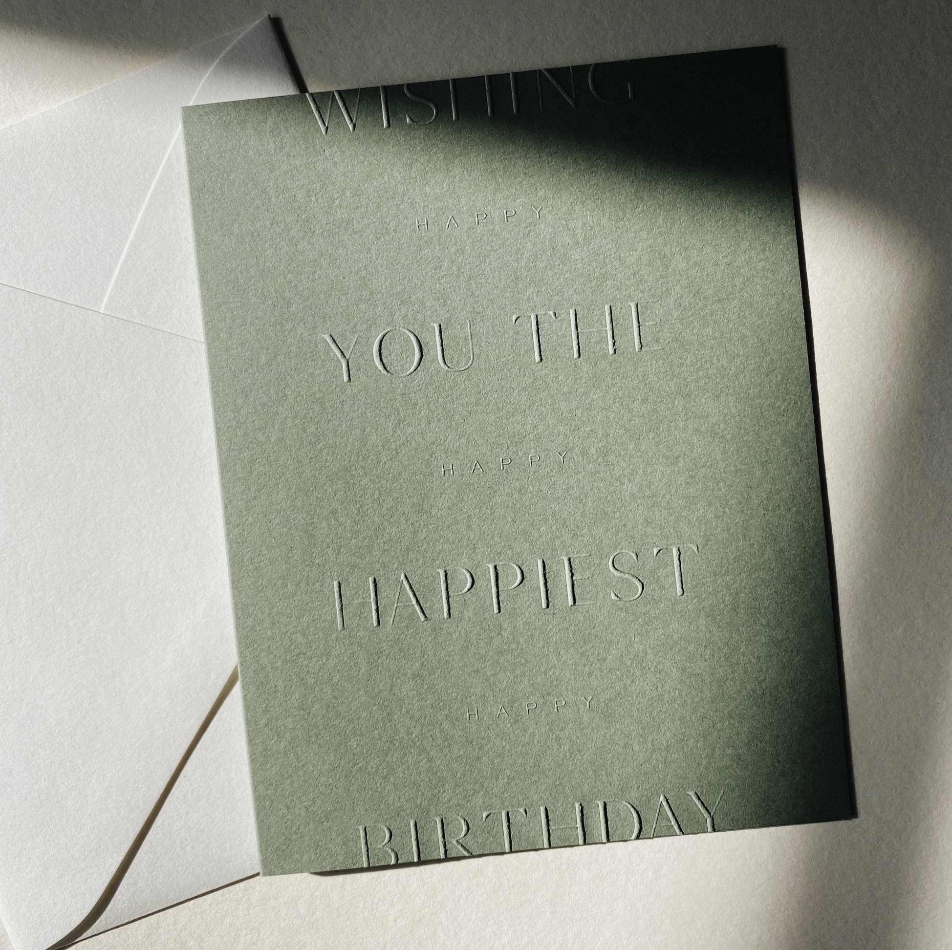 Happy Birthday No. 4 Card - Multiple Colors