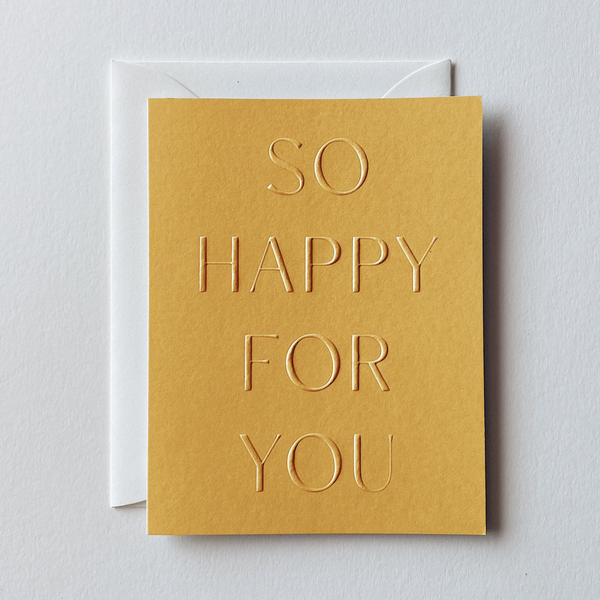 So Happy For You No. 10 Card - Multiple Colors