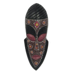 Hand Carved Sese Wood Wall Mask from Ghana 'Liberty'