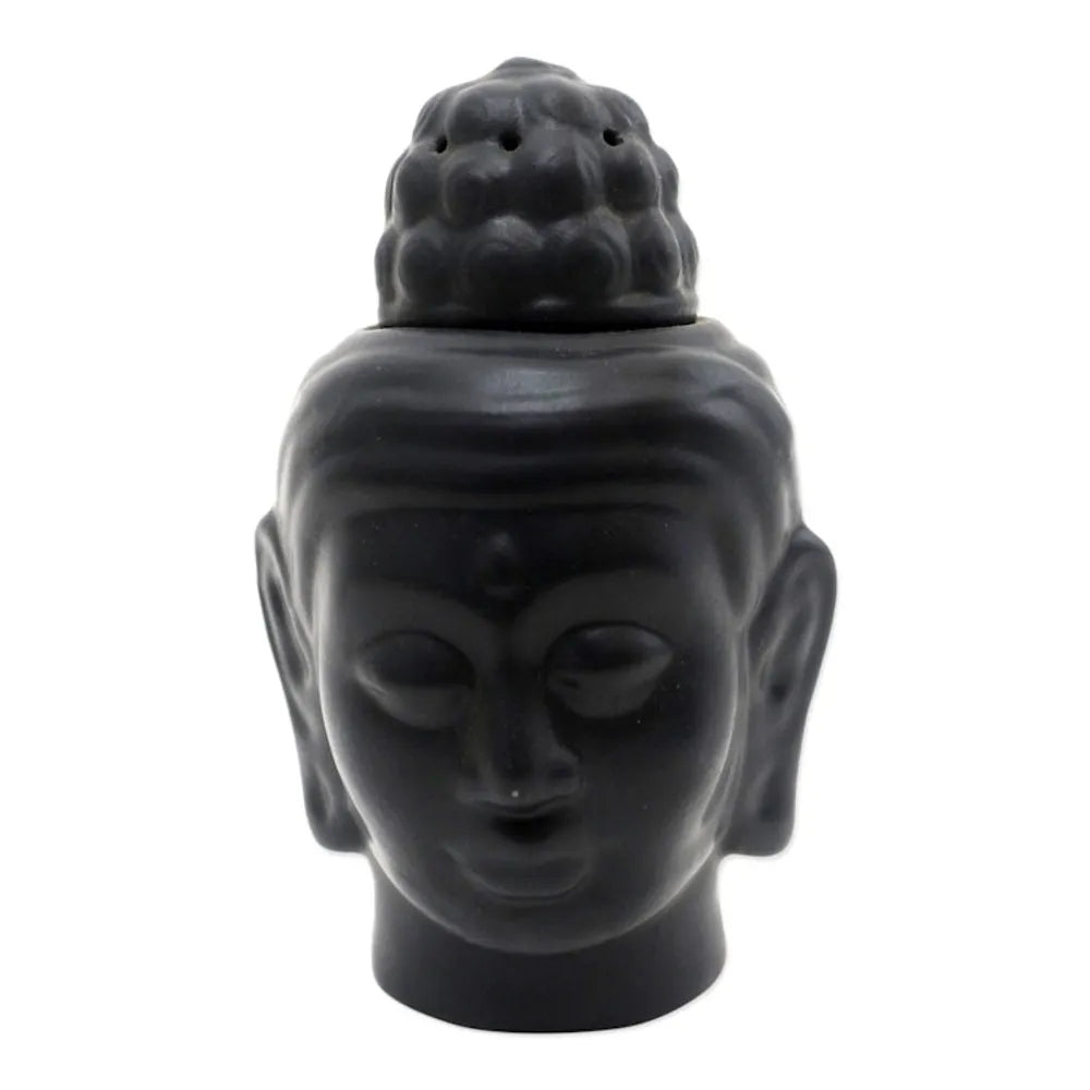 Hand Crafted Buddha Oil Warmer from Bali 'Buddha Head'