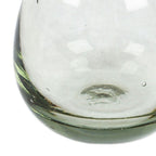Handblown Wavy Drop-Shaped Recycled Glass Incense Diffuser 'Wavy Essences'
