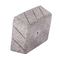 Striped Rectangular Reclaimed Stone Flower Pot from Mexico 'Striped Gardener'