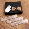 Lavender and Frangipani Ceramic Incense Set 'White Palm'