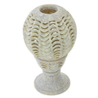 Handcrafted Soapstone Candle Holder from India 'Magical Globe'