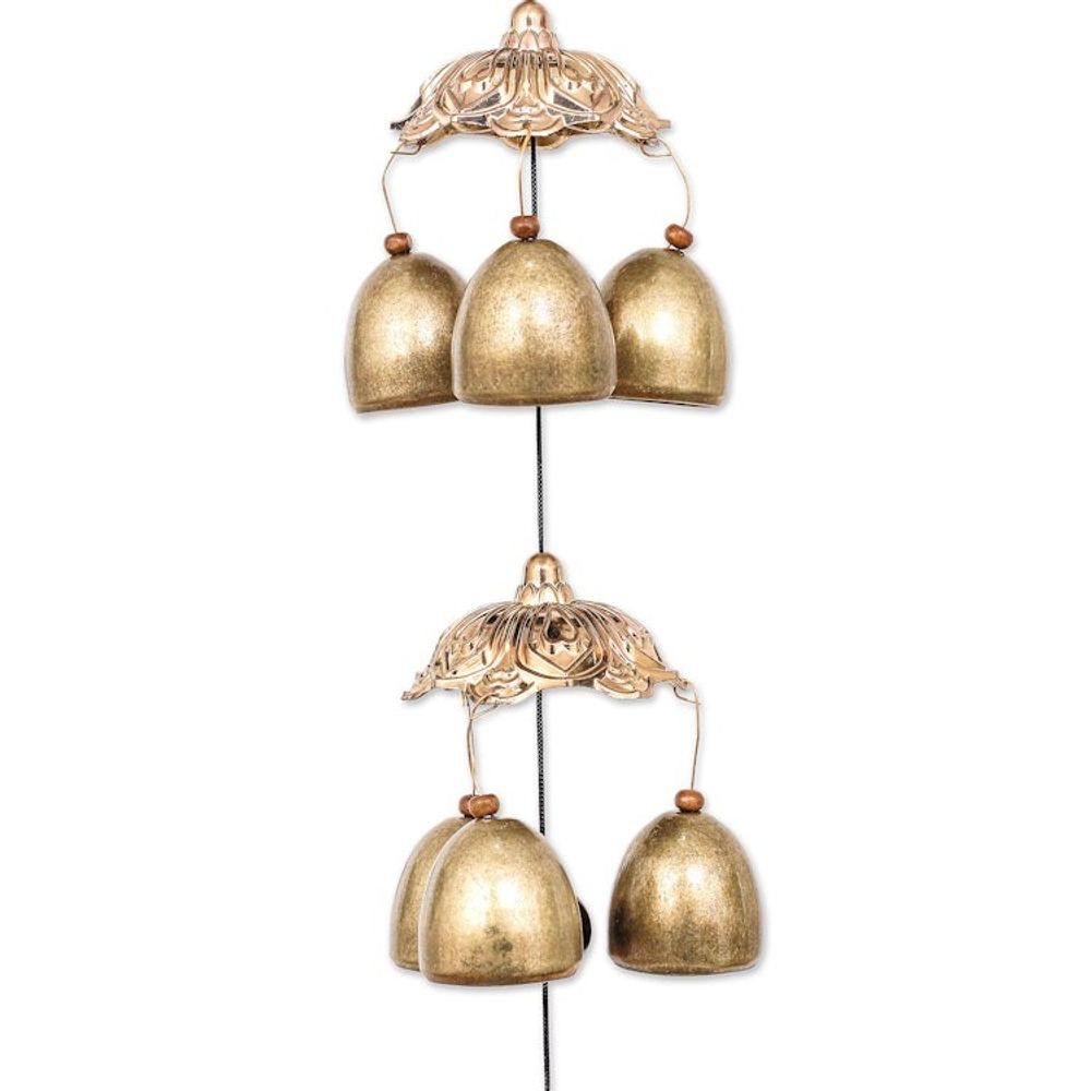 Fish Themed Wind Chime Made from Aluminum and Brass 'Rebirth Bells'