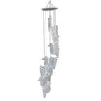 Mexican Handcrafted Natural White Onyx Dove-Themed Mobile 'Feathers to Heaven'