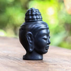 Hand Crafted Buddha Oil Warmer from Bali 'Buddha Head'