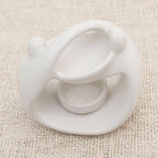 White Ceramic Sculptural Oil Warmer 'Warm Feelings'