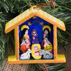 Ornaments Set of 5 'Huts'