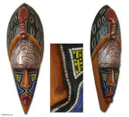 African wood mask 'Timeless Protector'