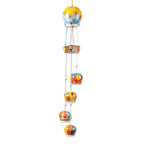 Artisan Crafted Hot-Air Balloon Themed Wind Chime 'Balloon Brigade'