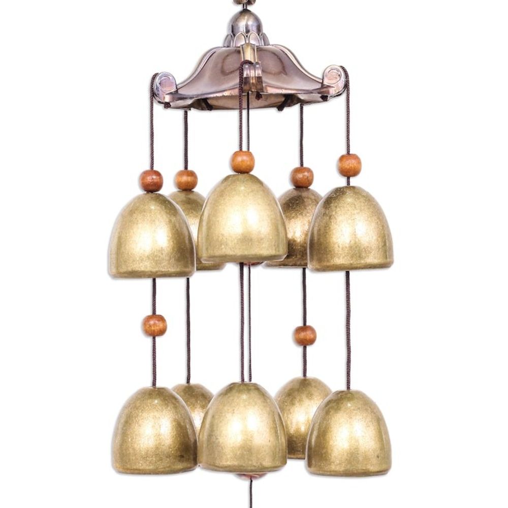 Elephant Themed Wind Chime Made in Thailand 'Sage Elephant'