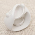White Ceramic Sculptural Oil Warmer 'Warm Feelings'