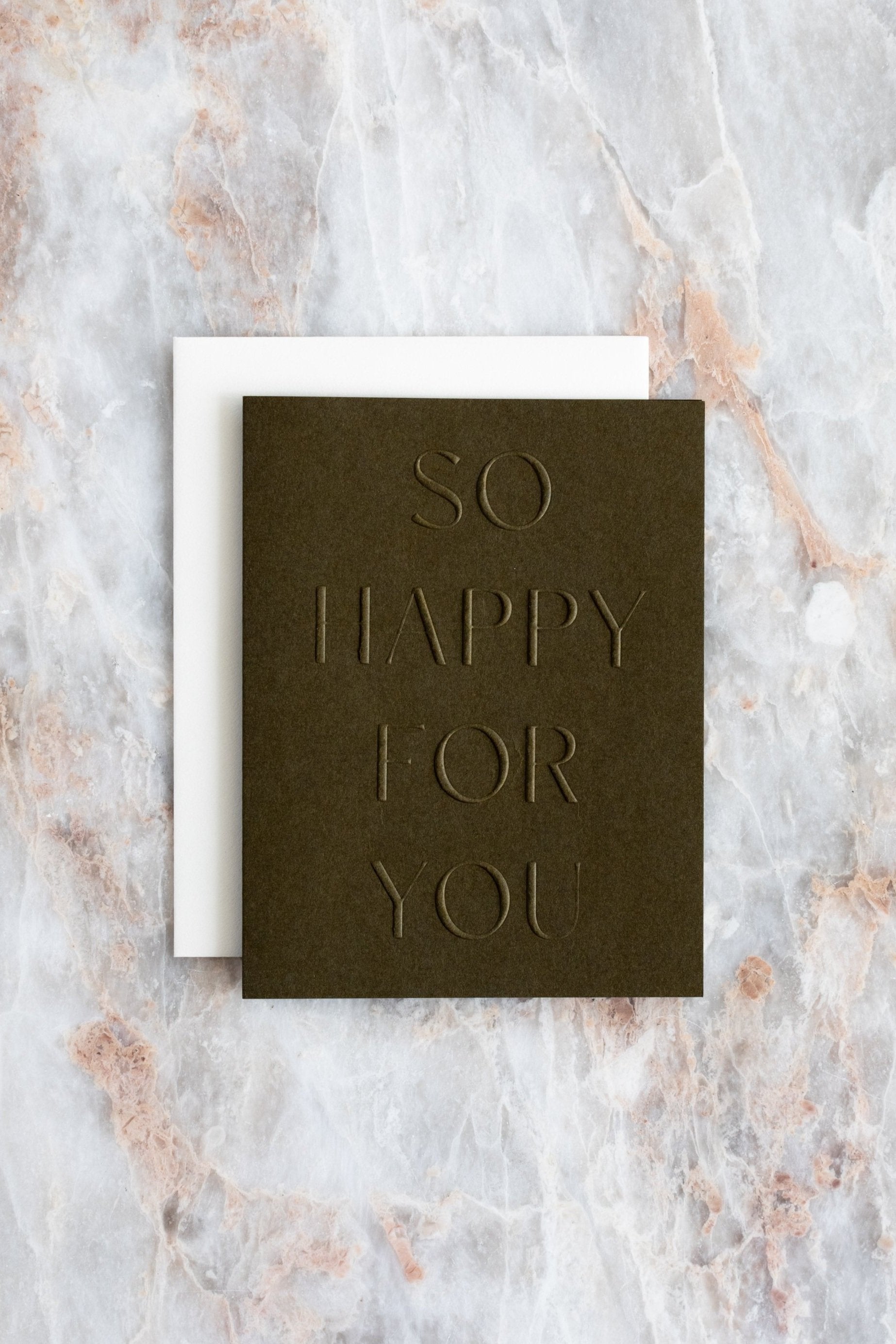 So Happy For You No. 10 Card - Multiple Colors