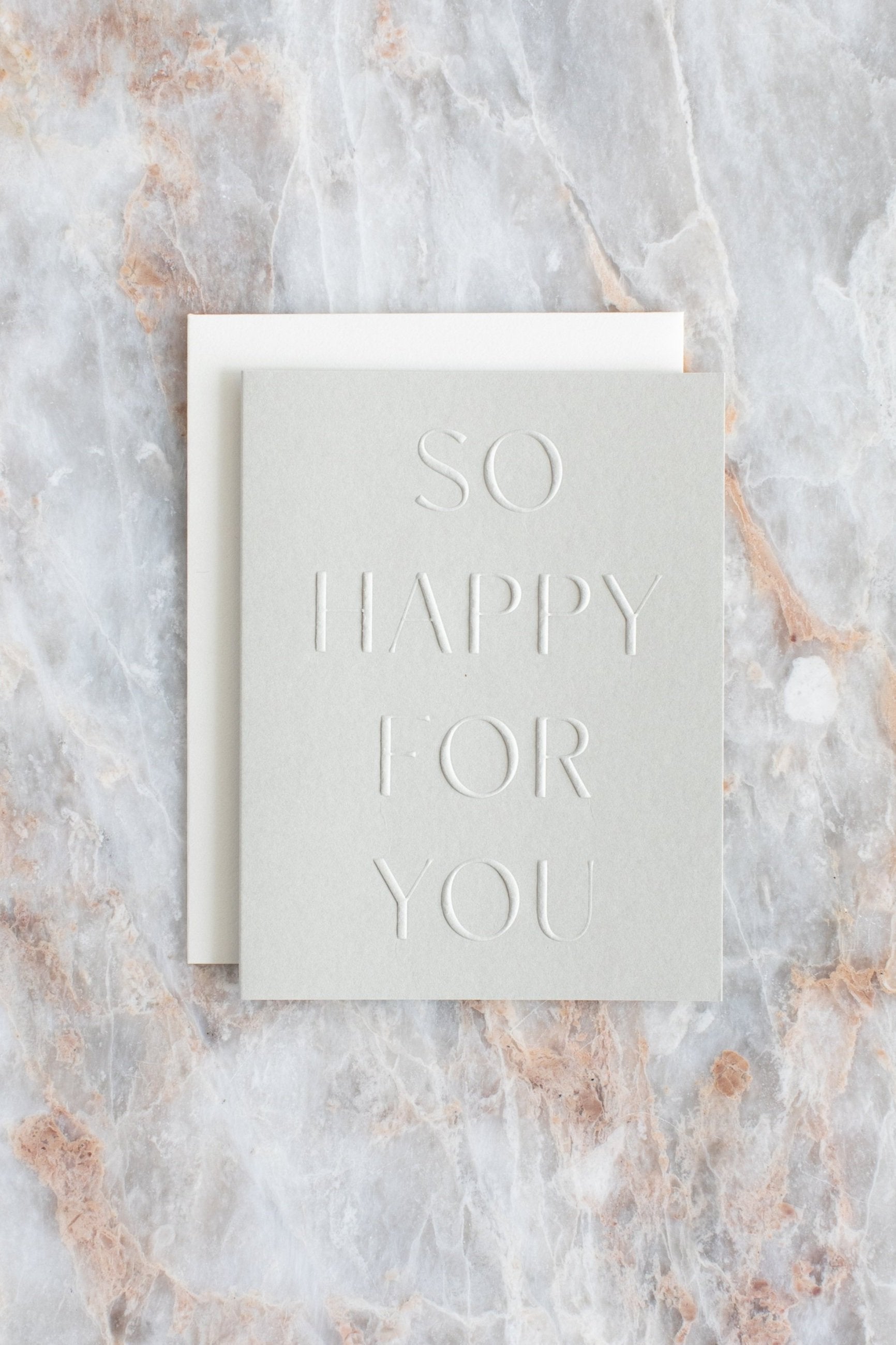 So Happy For You No. 10 Card - Multiple Colors