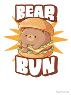 Bear Bun by Paw Print Tee Unisex T-shirt, Sweatshirt, Hoodie, Long Sleeve Tee