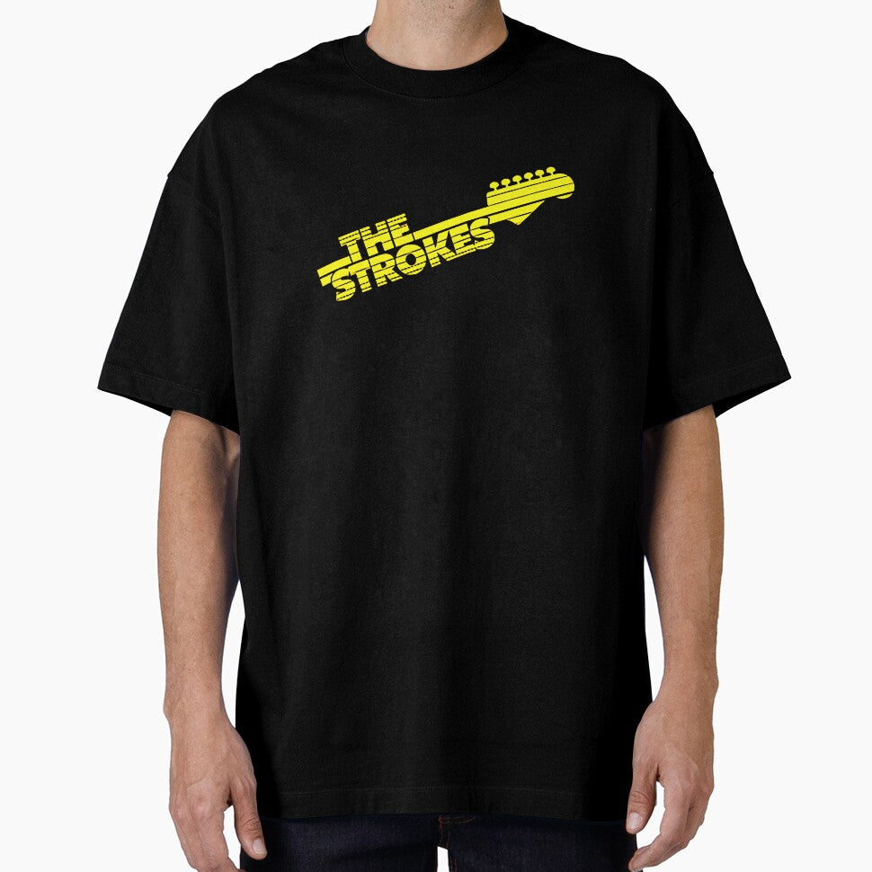 THE STROKE GUITAR LOGO by Marcellinom Unisex T-shirt, Sweatshirt, Hoodie, Long Sleeve Tee