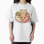 Cute Bear Breakfast Platter Illustration by NadirJArt Unisex T-shirt, Sweatshirt, Hoodie, Long Sleeve Tee