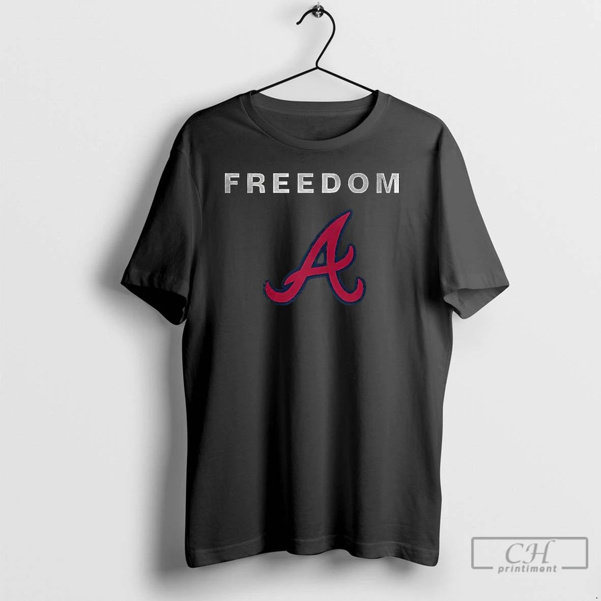 Premium Atlanta Braves Baseball Freedom Logo T Shirts Unisex T-shirt, Sweatshirt, Hoodie, Long Sleeve Tee