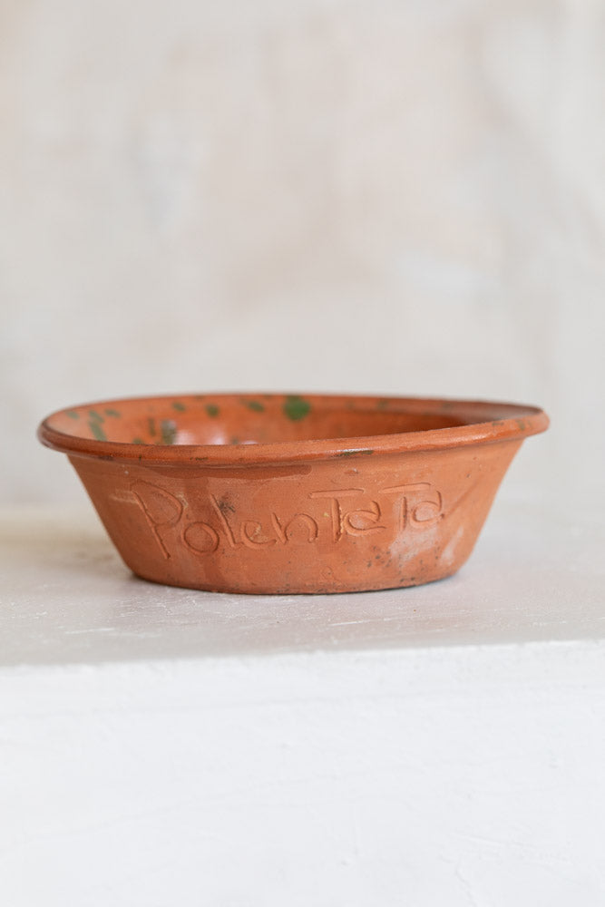 Vintage Handmade Terracotta Bowl