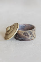 Vintage Mini Soapstone Trinket Box