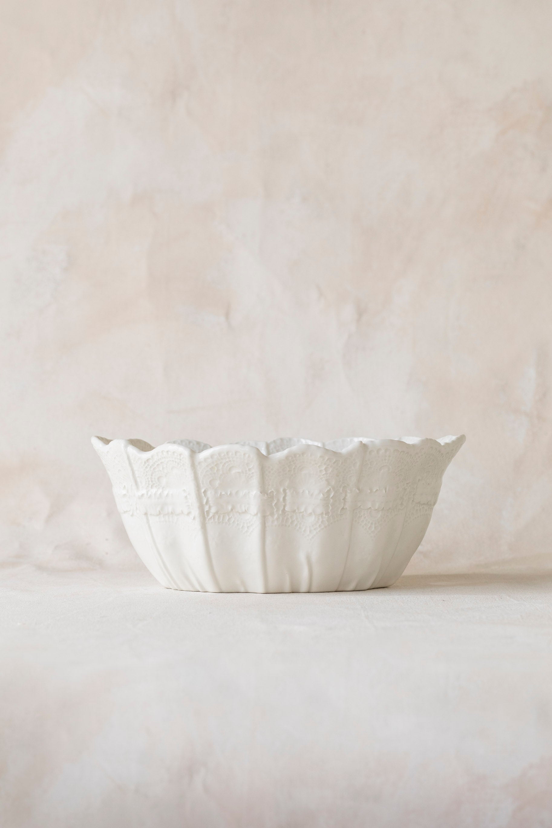 Vintage Italian Porcelain Handkerchief Bowl