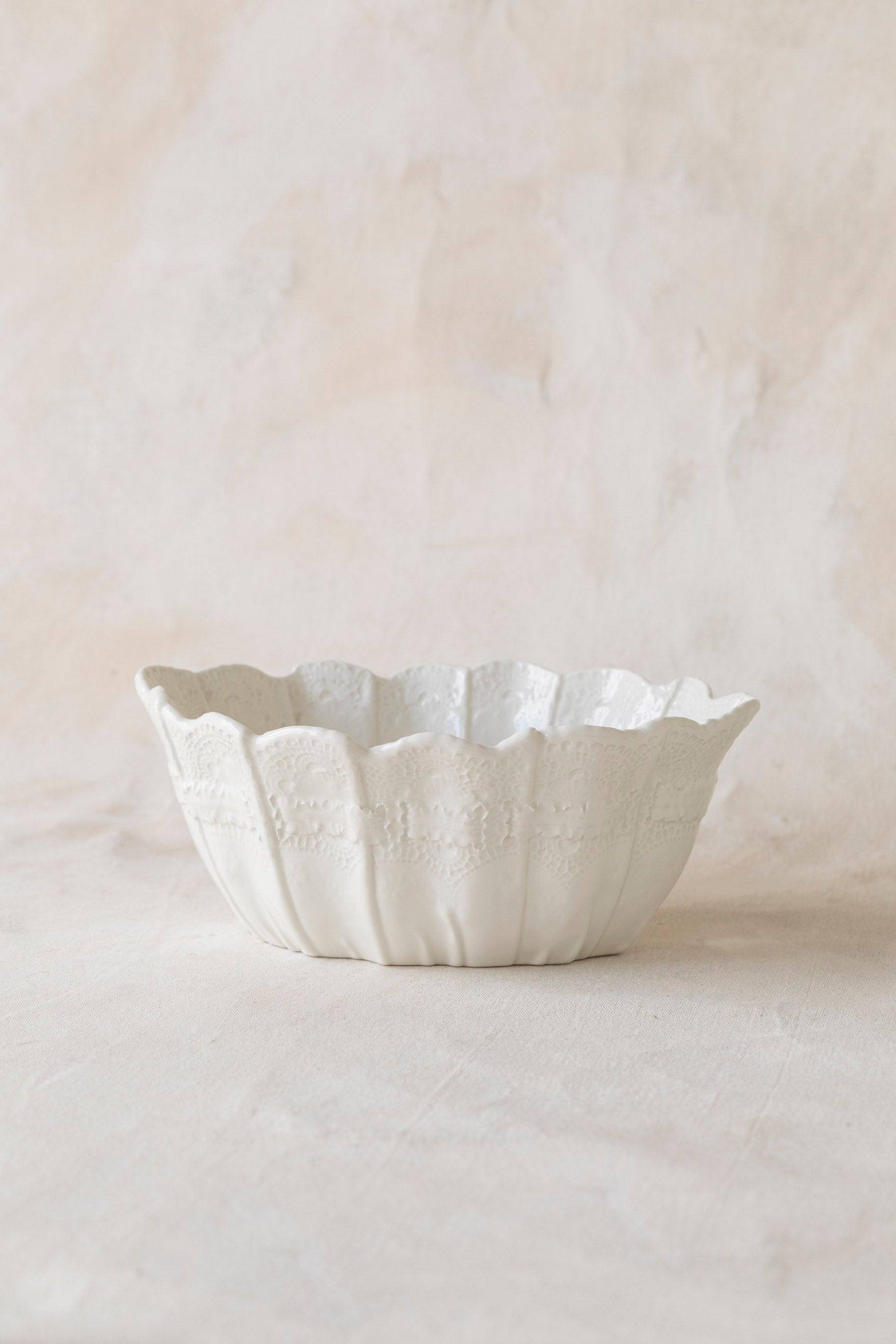 Vintage Italian Porcelain Handkerchief Bowl