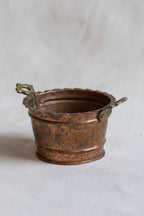 Vintage Stamped Copper Bucket