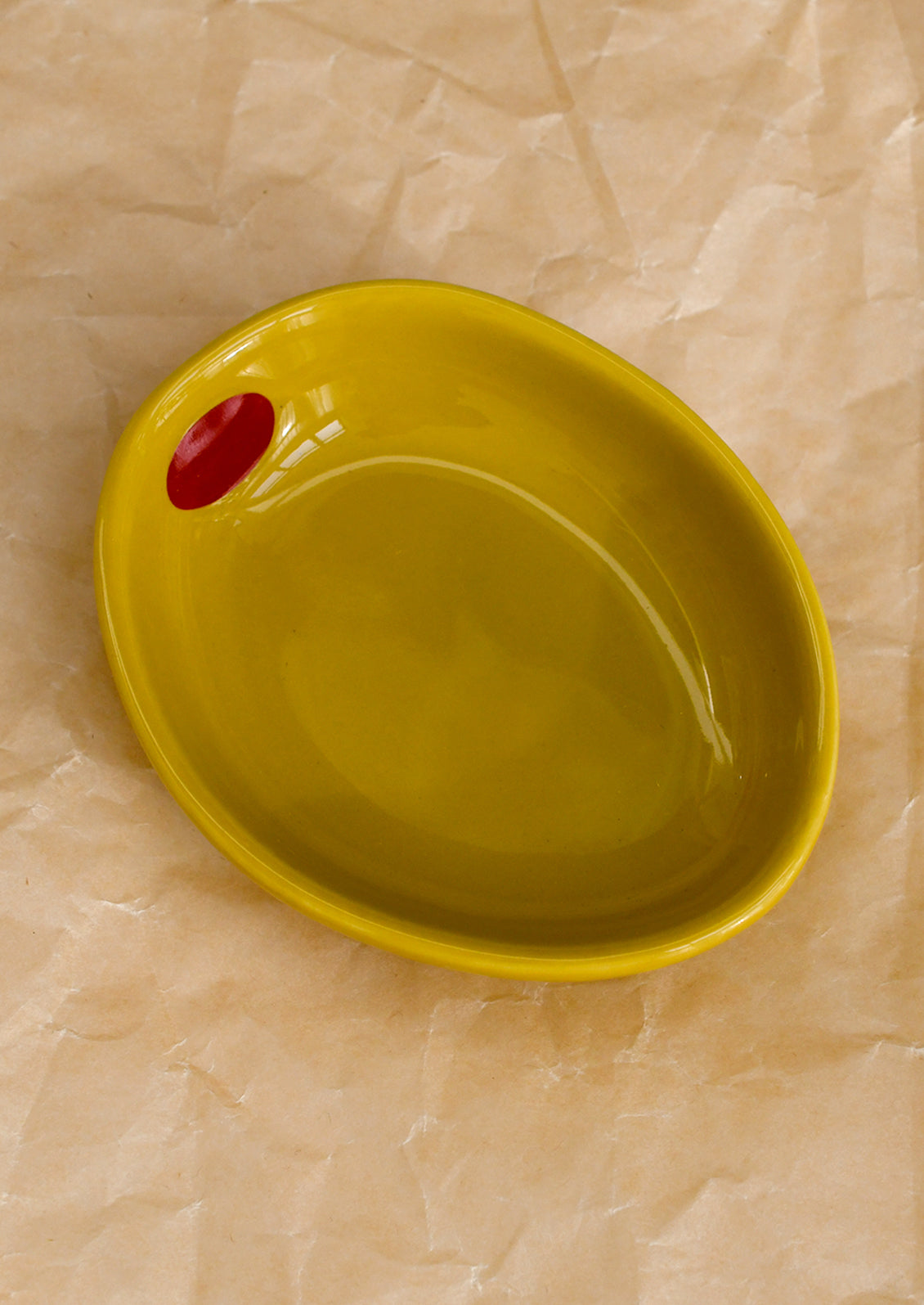 Olive Pinch Bowl